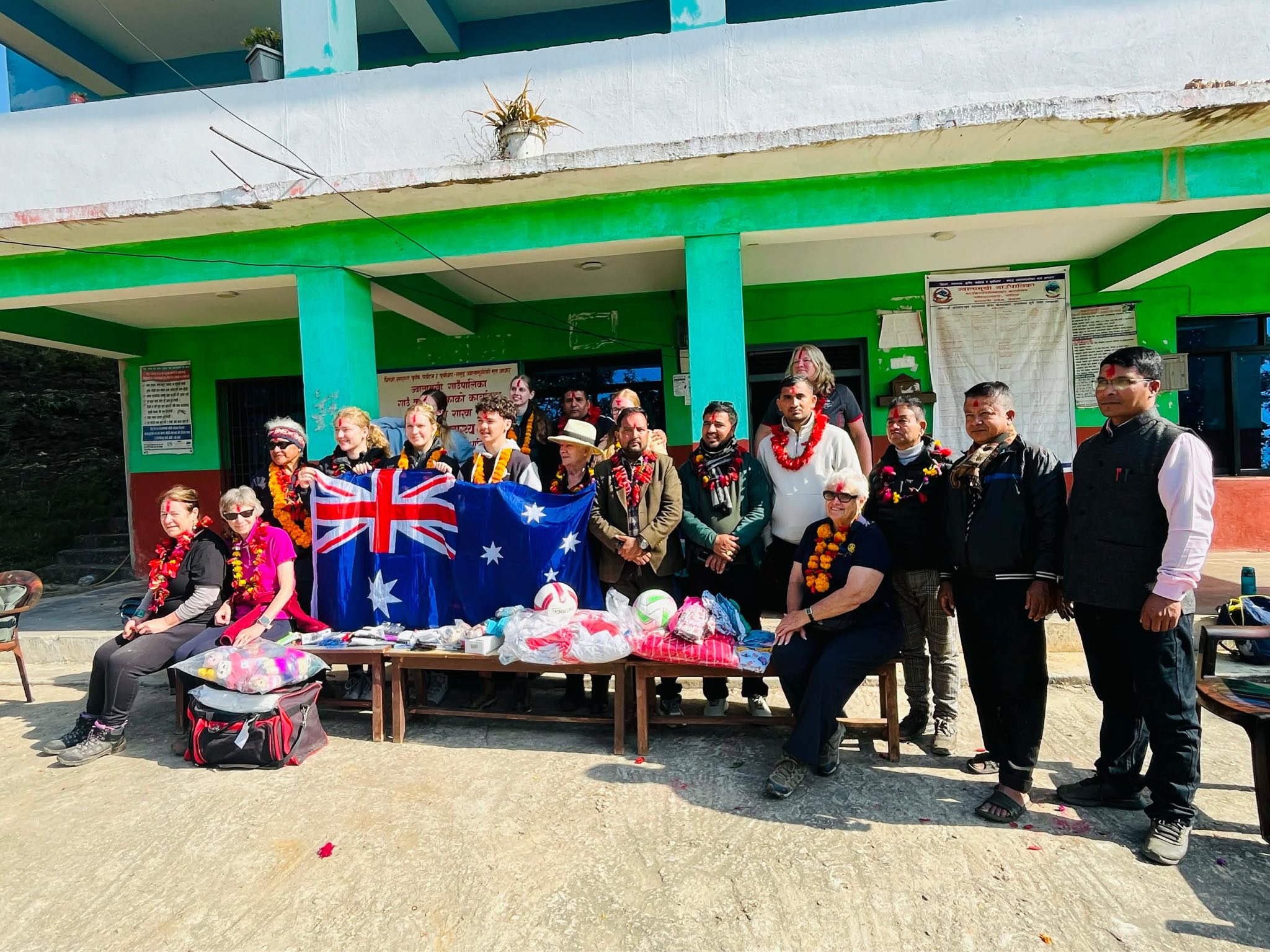 Sports material and Hill Tank distribution program