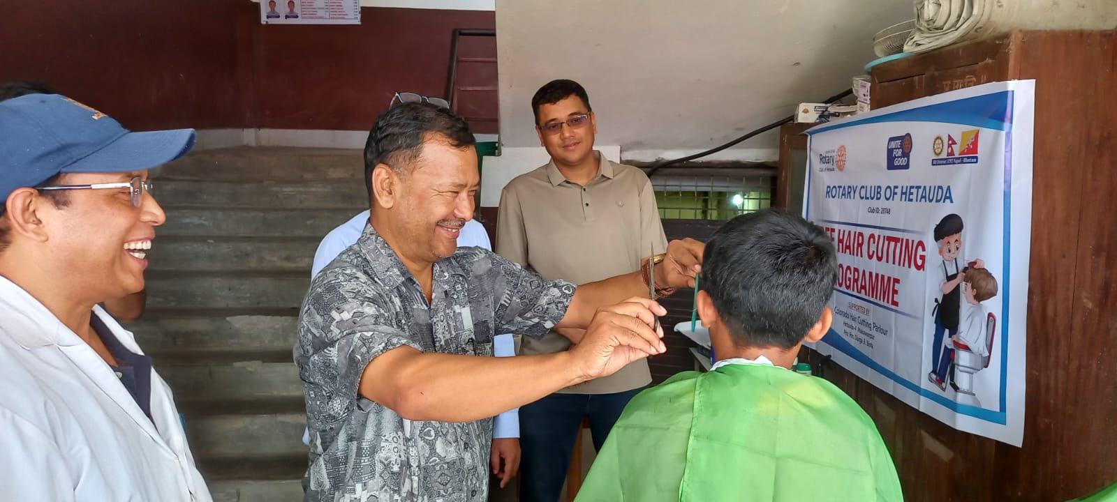 8-9 July 2025 - Free Hair Cutting Program at School:  Promoting Hygiene, Confidence, and Discipline