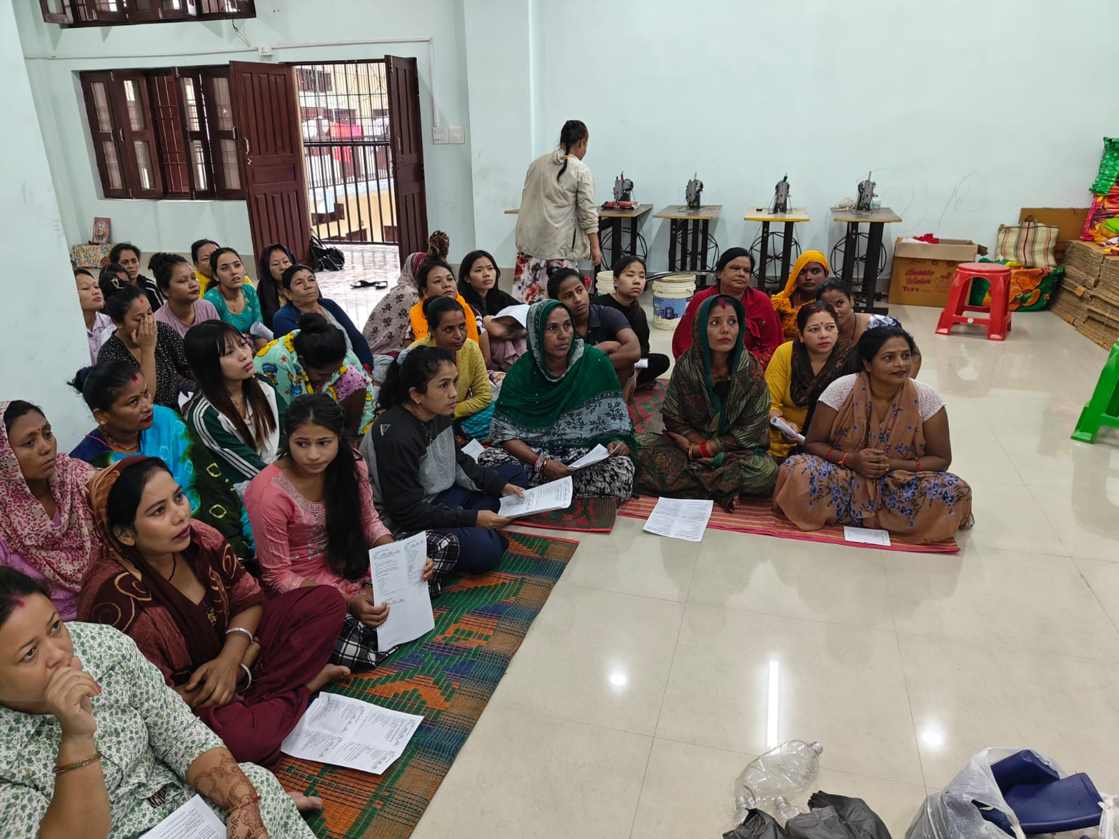 Training for Female Prosoners to make phnyl,harpic