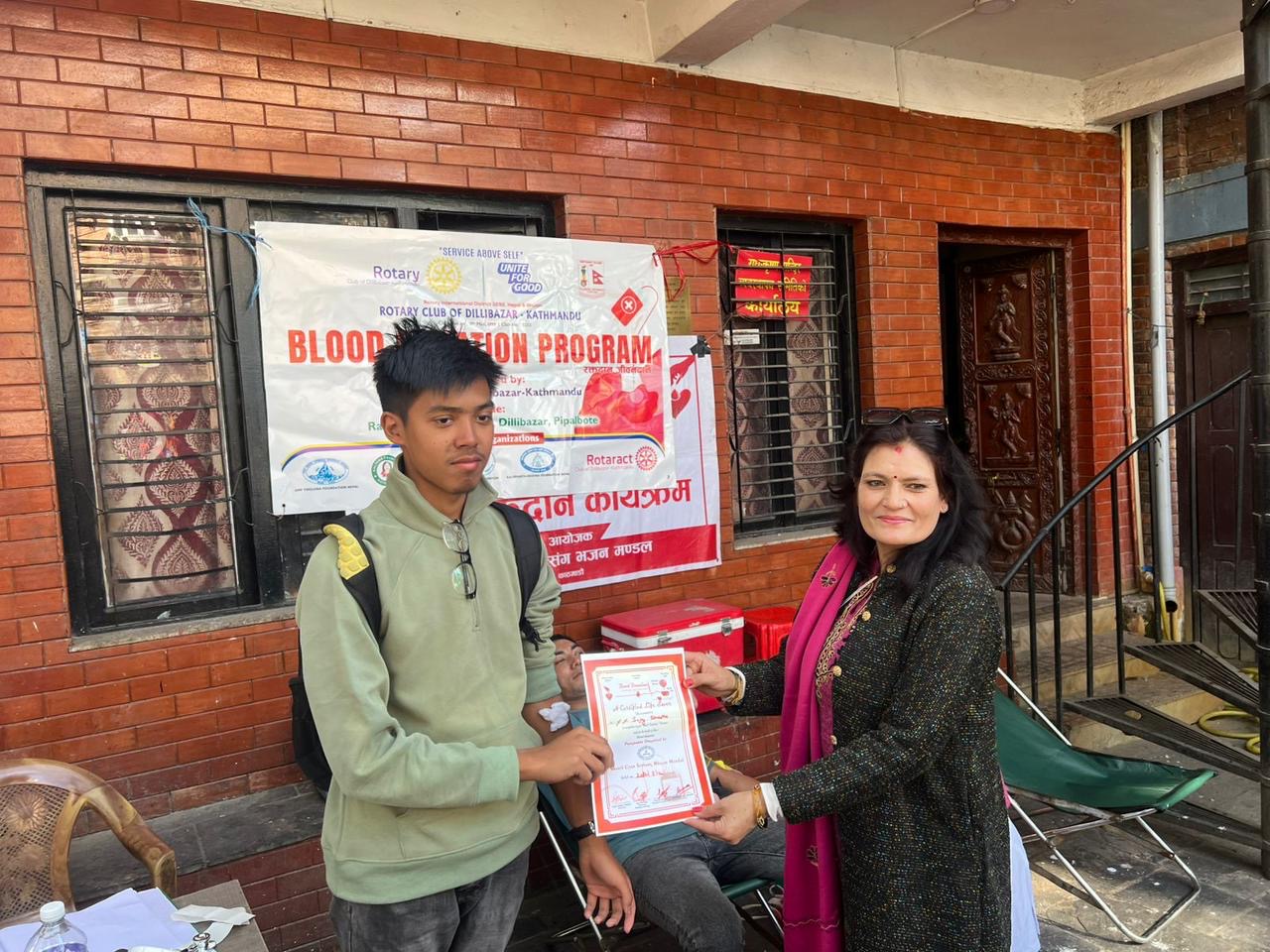 Monthly Blood Donation